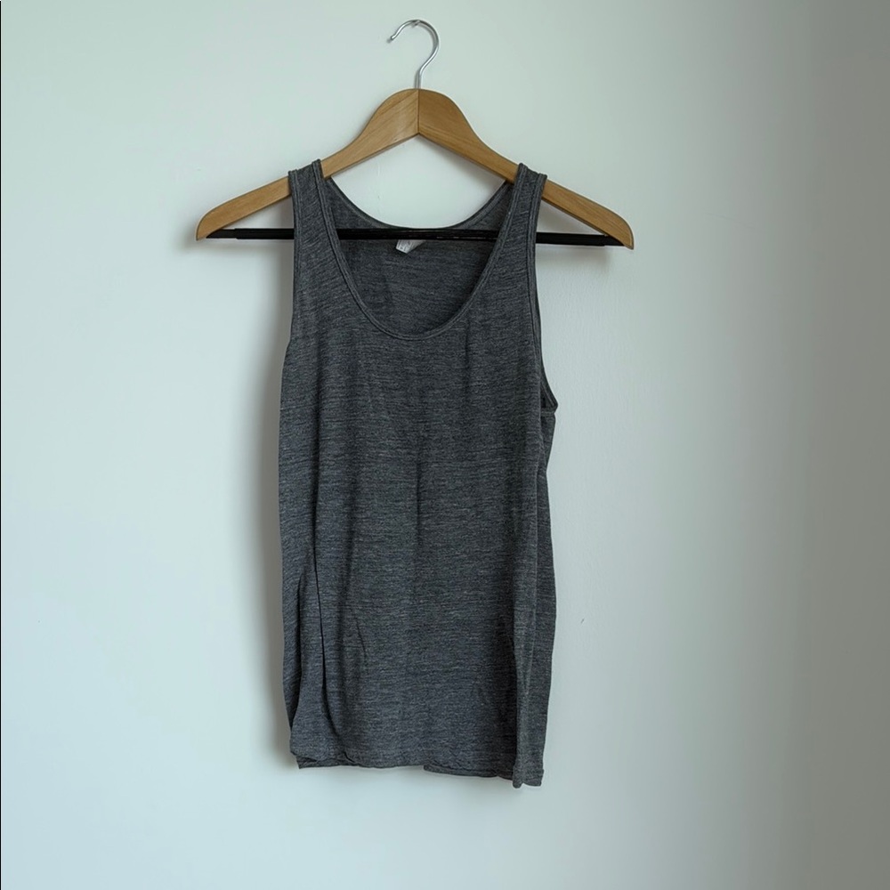 American Apparel Gray Sleeveless Tank Top